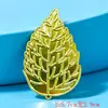Estilo Antiguo Metal Sólido Hoja Mariposa Adorno Pasador de Pelo Hanfu Accesorio para el Cabello Tocado de Novia Abanico Redondo Flor de Hierro