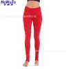 Ropa de yoga HWT otoño e invierno ribete en el tobillo adelgazante de cadera leggings de nueve puntos ropa de fitness ropa para correr venta al por mayor