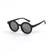 Gafas de Sol Redondas para Niños Moda Linda Personalidad Retro Moda Polarizadas Resistentes a los Rayos UV de Silicona