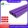 Fornecimento anticorrosivo resistente ao desgaste roxo PVC plástico tubo rígido tubo de embalagem de plástico PVC perfil de extrusão em forma especial