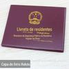 Livro de registro doméstico de couro exterior livro de registro doméstico estojo de couro protetor titular de registro doméstico shell