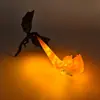 Producto Nuevo Transfronterizo Dragón con Llama Impreso en 3D Rincón de Libros Decoración para Estantería Adorno