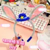 Kit de Materiais para Acessório de Cabelo Crazy Zootopia DIY Judy e Nick Palito Torcido Tiara Presilha de Cabelo Itens de Decoração para Barraca