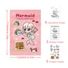 Libro de Pegatinas para Colorear Transfronterizo para Actividades de Fiesta Navideña Infantil, Divertido Libro de Colorear de Dibujo Animado Doodle, Libro de Colorear