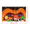 Suministro Especial Transfronterizo Tela de Fondo para Halloween Impresión de Alta Definición Calabaza Casa Embrujada Festival de Fantasmas Serie de Telas de Fondo para Decoración