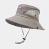 Chapéu de secagem rápida feminino com costura de malha respirável proteção solar ao ar livre chapéu de sol chapéu de pesca masculino chapéu de sol à prova d'água