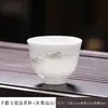 Tazas de té Kung Fu de porcelana blanca Dehua de las dinastías Tang y Song, tazas de té para el hogar, juego de té creativo de cerámica, pedidos al por mayor y personalizados