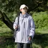 Esportes ao Ar Livre Três em Um 0,05kg Conjunto de Peças À Prova de Vento Outono e Inverno Jaqueta Destacável Jaqueta de Caminhada Moderna Masculina Espessada Marca