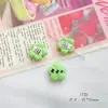 Liga Verde Cor Fofa Urso Laço Garra de Gato Borboleta Flor DIY Pulseira de Mão com Contas Material