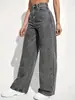 Loja Independente Verão 2026 Feminino Mais Vendido Para Ir ao Trabalho Diário Versátil Jeans da Moda Calças Cor Sólida Tendência Atacado
