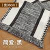 Alfombrilla de té de venta caliente transfronteriza, Alfombrilla absorbente para encimera de cocina, Similar a algodón-lino, Resistente a las manchas, Servilleta de mesa, Mesa de café, Salvamanteles de mesa de comedor