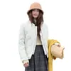 Chaqueta Corta de Algodón con Relleno de Plumón Nueva de Invierno Estilo Japonés y Coreano, Chaqueta Abrigadora Gruesa Casual para Invierno