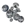 Sofa con botones acrílicos satelitales de venta directa de fábrica, botones decorativos acrílicos transparentes, botones de cristal