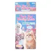 Libro de pegatinas troqueladas Yuxian, lindo gatito y cachorro con expresiones de letras creativas, material para diario, pegatinas de decoración de escenas DIY