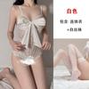 Ziqu comércio exterior sexy roupa íntima feminina renda pura uniforme aberto transparente macacão atacado uma geração de 6004