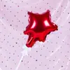 Decoração de bolo de aniversário colorida brilhante estrela de amor balão de folha de alumínio festa de panificação mesa de sobremesas peças para inserir bandeirinhas