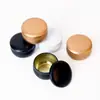 Latas de hojalata para velas de stock listo, cajas redondas de hojalata para dulces, cajas de regalo, latas de hojalata para empaque de té de flores y velas aromáticas, cajas vacías