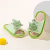 Ciervo Millie Estilo Invierno 2026 Pantuflas de Lino Dibujos Animados Lindos Niños Niñas Interior Exterior Hogar Pantuflas de Suela Suave