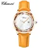 Reloj CHENXI Luz de la Mañana para Mujer Impermeable con Diamantes y Calendario Luminoso Pulsera de Cuarzo para Mujer para Transmisión en Vivo