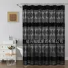 Cortina de Ducha Estilo Bohemio Cortina de Ducha Impermeable para Baño