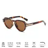 Gafas de Sol Transfronterizas con Decoración de Tira Metálica en las Patillas, Estilo Unisex, Adecuadas para Vacaciones en la Playa, Sesiones de Fotos y Fotografía Callejera, Gafas de Protección Solar