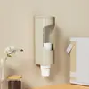 Dispensador de vasos desechables para dispensadores de agua, montable en pared, no requiere taladro, para uso doméstico
