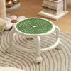 Banqueta Infantil com Rodas Universais, Banqueta Pequena com Rodas Silenciosas para Dormitório, Banqueta Baixa Giratória, Banqueta para Pedicure com Rodas, Banqueta para Ajudar Crianças a Aprender a Andar
