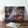 Comércio Exterior Transfronteiriço Mosaico de Diamantes 5D Diamante Completo Paisagem Flores Animal Ponto Cruz Pintura Pintura Decorativa Fabricantes Atacado