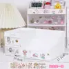 Armazenamento de Mesa Porta-Canetas Caixa de Armazenamento de Mesa para Escola Ornatos de Aprendizagem Infantil Cosméticos Balde de Caneta Simples Menina Multifuncional