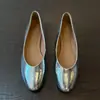 Versión de cuero suave~ Zapatos de mujer versátiles vintage con suelas suaves, empeine suave y cómodo, sin cordones, punta redonda, zapatos bajos