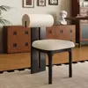 Silla de Comedor Vintage de Madera Maciza para Uso en el Hogar, Silla de Respaldo Moderna, Silla de Maquillaje de Diseñador para Restaurante, Silla Hipopótamo, Silla de Comedor Estilo Mediados de Siglo