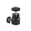 Mini Cabeça de Bola de Metal com Rotação de 360 Graus, Parafuso 1/4 Tripé Universal para Câmera Cabeça de Bola Universal Pequena Cabeça de Bola