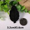 Folhas pequenas bordadas hotel roupas passáveis adesivos decorativos aplique buraco de fumaça lençol toalha de mesa cor sólida remendo de reparo
