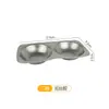 Vajilla Retro de Acero Inoxidable Transfronteriza Plato para Salsa de Barbacoa Restaurante Comercial Plato de Condimentos Plato Cuadrado y Redondo Estilo Coreano Venta al por Mayor