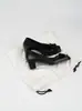 Zapatos de Salón Bajos de Estilo Retro Francés para Mujer, Zapatos de Tacón Grueso Estilo Oficina con Punta Cuadrada, Zapatos de Salón Bajos Simples con Lazo para Mujer