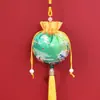 Bolsita de sachete del Festival del Bote del Dragón bolsita loto bolsa vacía antigua colgante de mano accesorios para colgar cuello pelo bolsa vacía ajenjo repelente de mosquitos