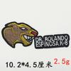 Cabeza de Tigre Lobo King Kong aplique de tela bordada accesorios para ropa bolsa parche de tela decorativa para agujeros mancha venta al por mayor
