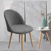 Capa de cadeira de bico de pato transfronteiriça, capa de mesa de jantar e banqueta, capa de cadeira de jantar curva universal, capa de cadeira de maquiagem para casa, capa de mesa e cadeira