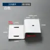 Soportes de Esquina Blancos, Hierro Angular en L Fijo de 90 Grados Negro, Conectores de Soporte de Esquina para Gabinete Baño, Agujeros Múltiples Venta al por Mayor