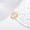 Anillo Abierto de Zircón Estrella Anillo Elegante para Mujer Nicho de Alta Gama Estilo Lujo Accesible Moda Personalizada Anillo para Dedo Índice