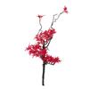 Hoja de Arce Simulada Hoja de Arce Roja Simulada Rama Seca Falsa Hojas Decorativas Estilo Chino Nuevo Adornos de Flores Secas Paisaje de Plantas en Maceta de Interior Paisajismo