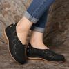 Sudeste Asiático Comercio Exterior Nuevos Zapatos de Mujer 2024 Zapatos de Mujer Tacones de Cuña Huecos Talla Grande Sitio Independiente Transfronterizo Zapatos Planos de Mujer Más Vendidos