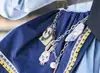 Vestido Infantil Primavera e Outono 2026 Manga Longa Coelho Policial Judy Lolita Menina Bebê Estilo Preppy Vestido Princesa