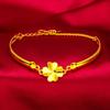 Joyería de oro de arena de Vietnam para mujer, joyería transfronteriza de oro de arena al por mayor, moda para mujer, pulsera de hoja de oro de arena