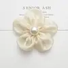 Malha Pérola Coreana Flor de Cinco Pétalas Bordada à Mão Flor de Pérola Acessórios DIY Acessórios para Headwear Bolsas Sapatos Meias Acessórios de Vestuário