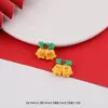 Desenho Animado de Natal Boneco de Neve Homem de Gengibre Resina Patch DIY Feito à Mão Capa de Celular Decoração de Copo d'Água Pequenos Acessórios