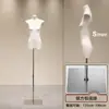 Soporte de Exhibición de Modelo de Cuerpo Plano Estilo Coreano Accesorios de Cuerpo Entero para Ropa de Mujer Pecho Plano de Cuerpo Medio Maniquí para Escaparate de Tienda de Ropa
