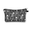Nueva Bolsa de Cosméticos Estampada de Halloween Estilo Coreano Bolsa de Almacenamiento de Gran Capacidad Bolsa de Lavar para Salidas Diarias