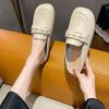 Chinelos Baotou Femininos para Uso Externo Atacado Ano 2025 Primavera e Verão Novos Versátil Sapatos Preguiçosos Sola Macia Chinelos
