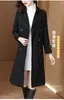 Elegante e Fashion Casaco Trench Colorido para Mulheres, Nova Coleção Primavera e Outono 2026, Com Cintura Marcada, Gola de Blazer Casual, Casaco de Comprimento Médio